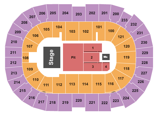 Bon Secours Wellness Arena Red Clay Strays Seating Chart